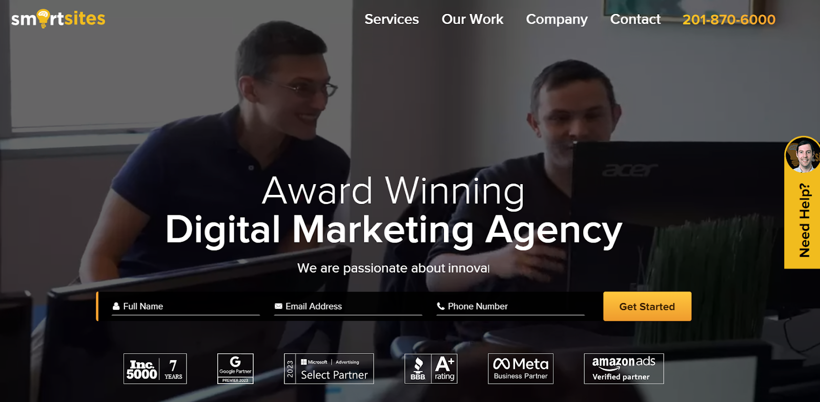 SmartSites growth marketing firm, digital marketing for exponential growth with growth hacking