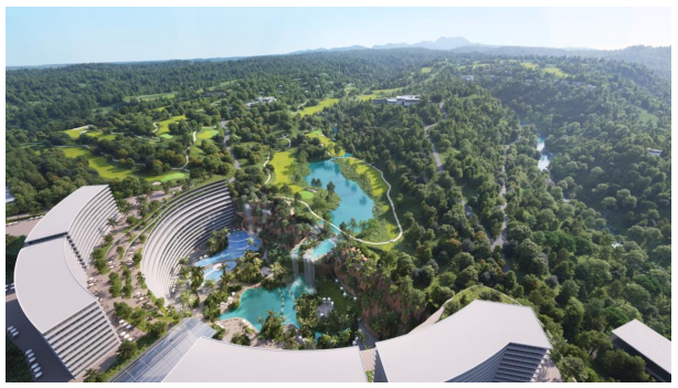 Aerial view of a park and a pool

Description automatically generated with medium confidence
