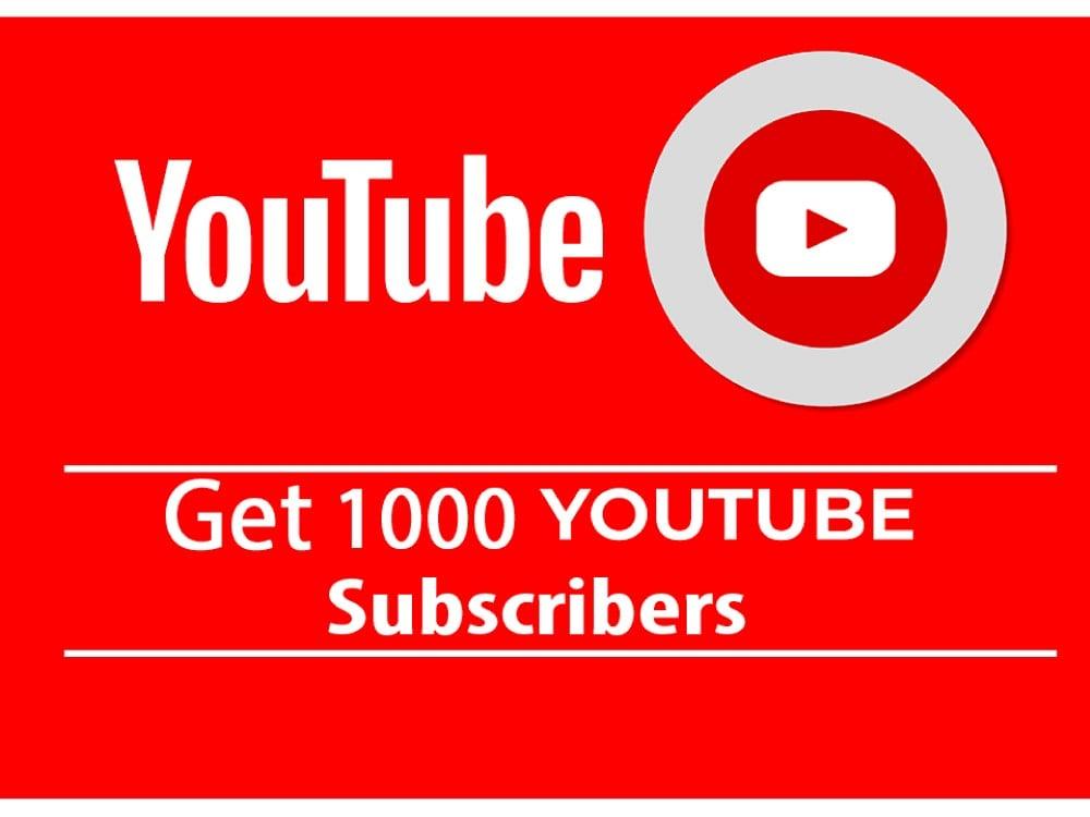 1000 Guaranteed YouTube Subscribers For Your YouTube Channel | Upwork