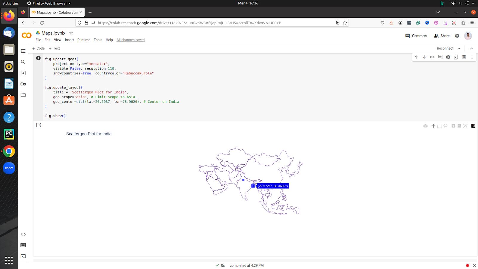 Plot maps in Python using Plotly