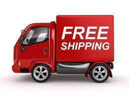 A red truck with white text Description automatically generated