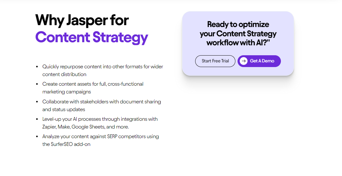 Why Jasper for Content Strategy