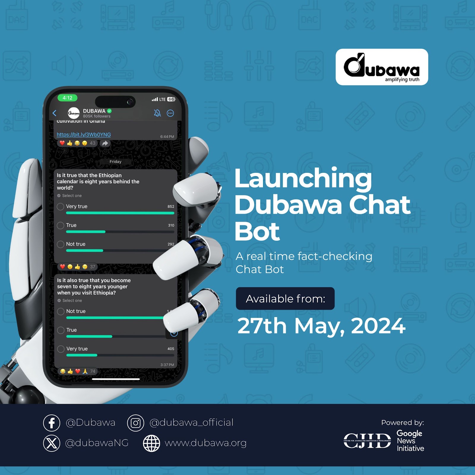 CJID, DUBAWA to launch AI tools at Journalism, Digital Tech, and AI Conference