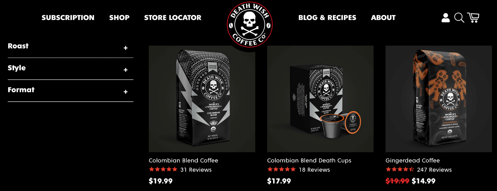 gift ideas for sales reps, death wish coffee