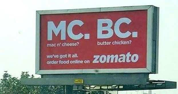 zomato banner ads