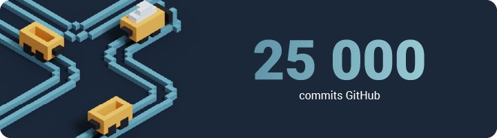 25000 commits GitHub
