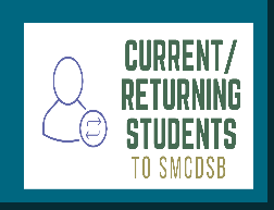 returning/current student registration button