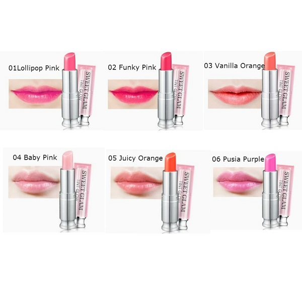 Son dưỡng Secret Key Sweet Glam Tint Glow - Son dưỡng môi có màu tốt nhất