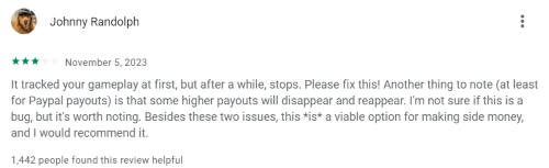 A positive Cash Giraffe review from someone who would tell others to use the app. 