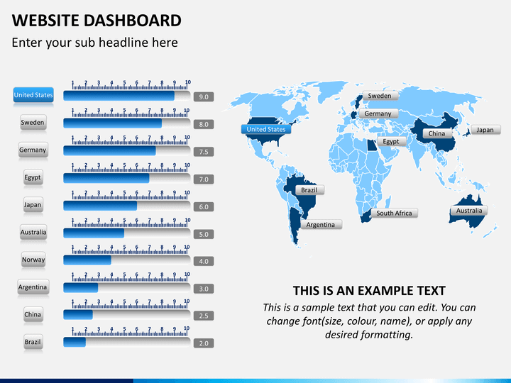 Website Dashboard Slide