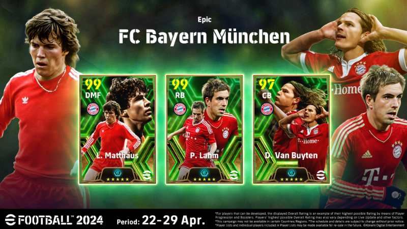 The latest FC Bayern München eFootball Epic