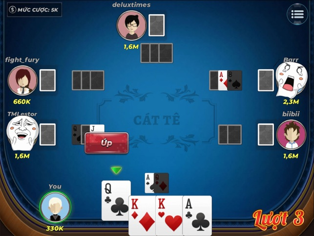 Mẹo chơi catte game bài 68 - Chưng bài catte