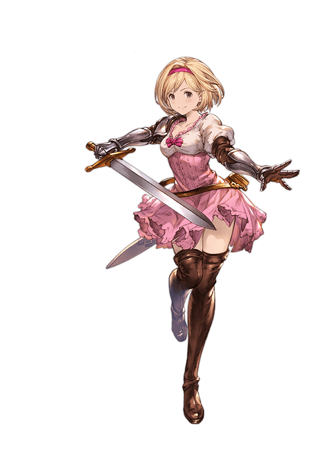 A promotional image of the female protagonist from Granblue Fantasy: Relink. 