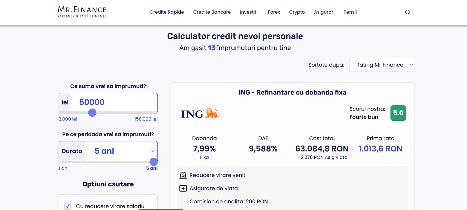 Refinantare credit de nevoi personale 1