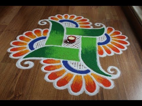 new unique rangoli designs