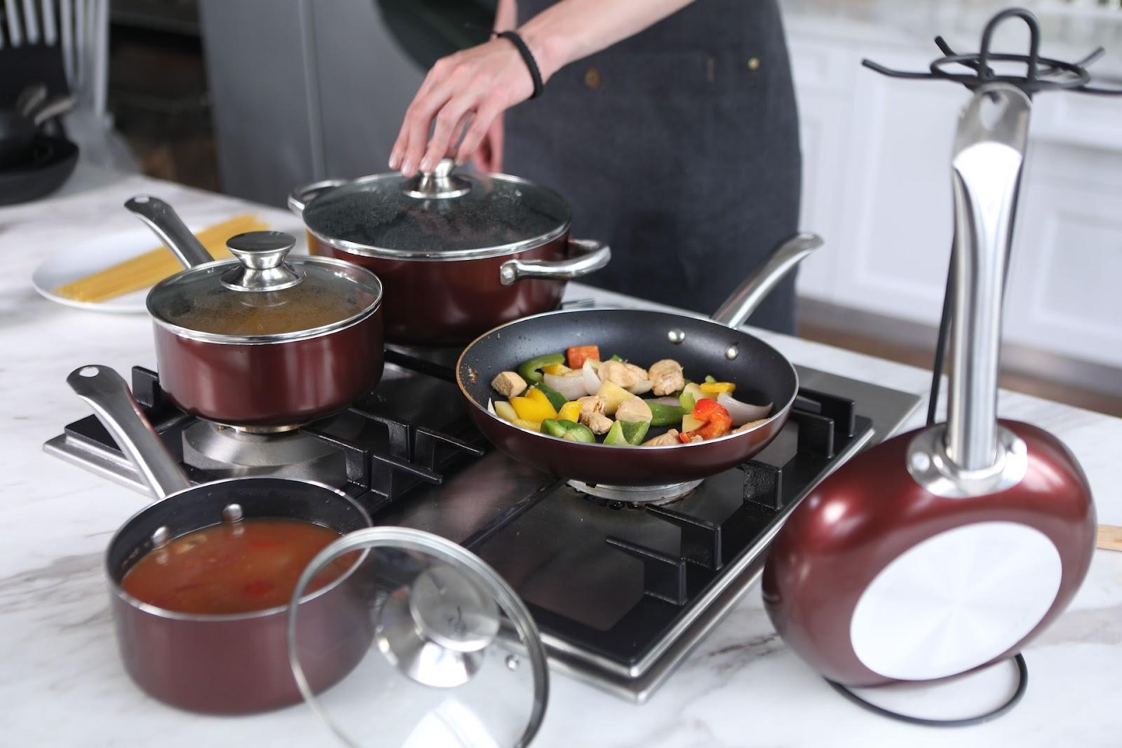 Non-Stick Cookware Set: christmas gift ideas for the designated chefs at home