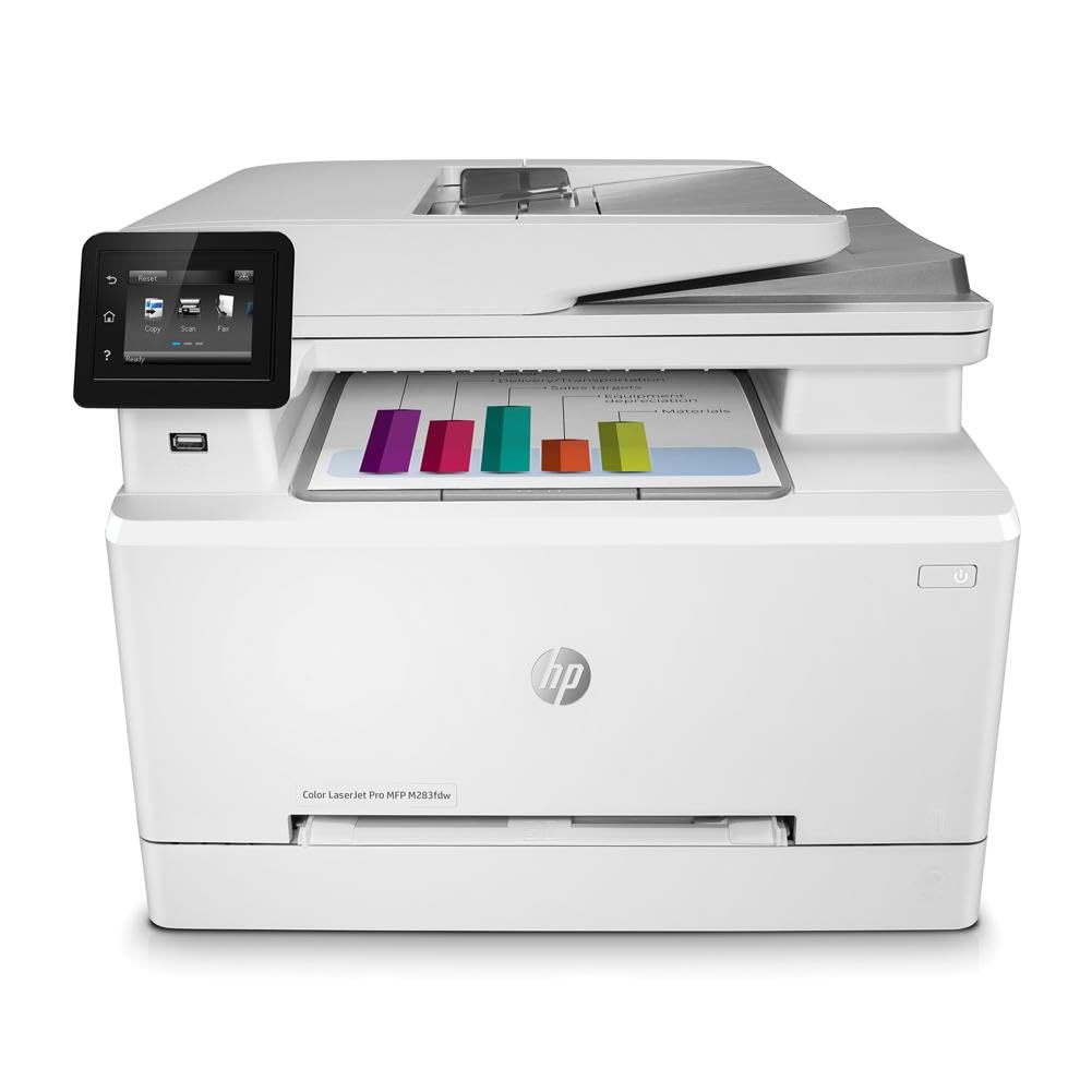 HP Impressora a laser multifuncional sem fio Color LaserJet Pro M283fdw