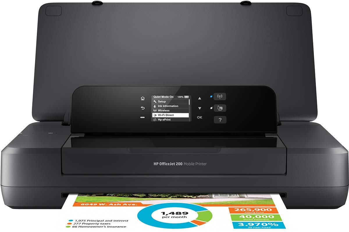 Impressora portátil HP OfficeJet 200 Jato de Tinta Térmico Cor Wi-Fi (CZ993A)