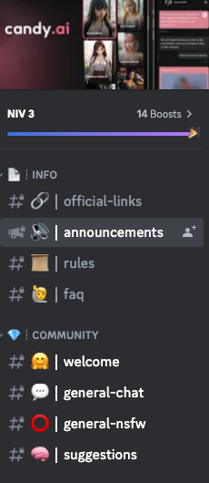Discord Community of Candy aI