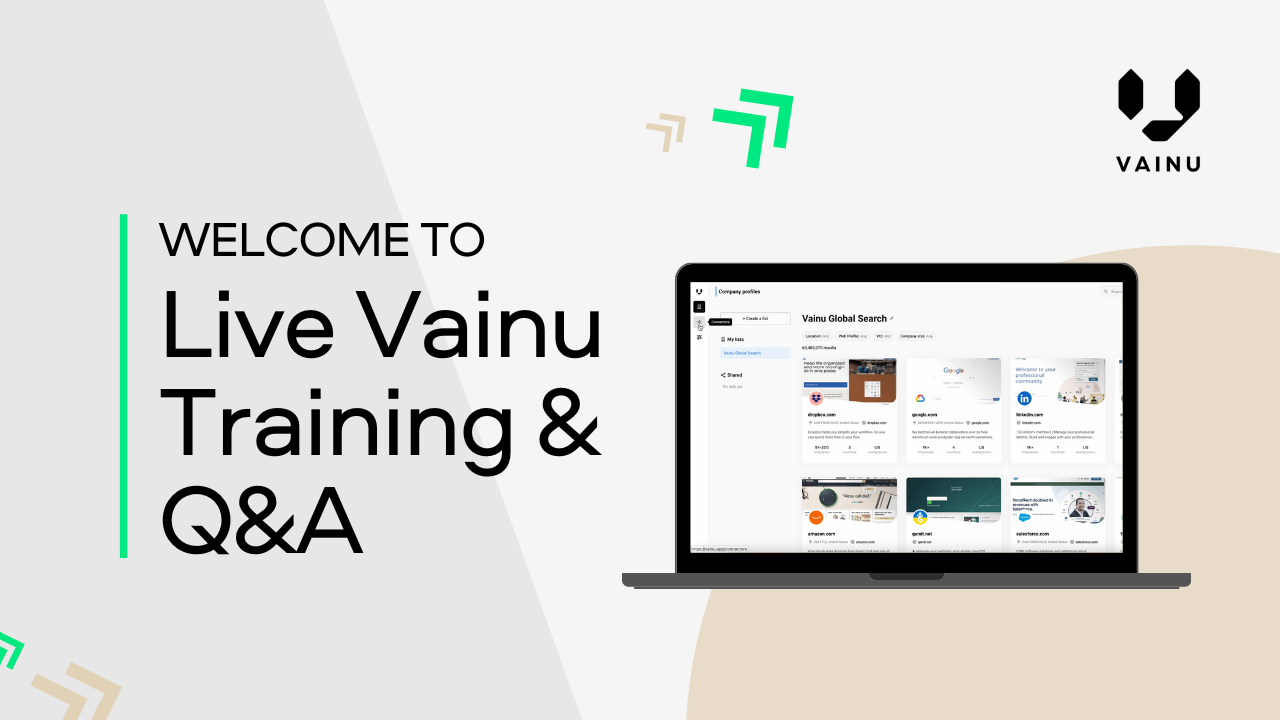 A Q&A webinar hosted by Vainu on Contrast