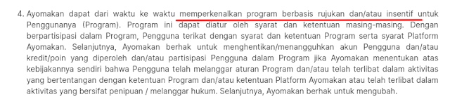 program insentif pengguna ayomakan