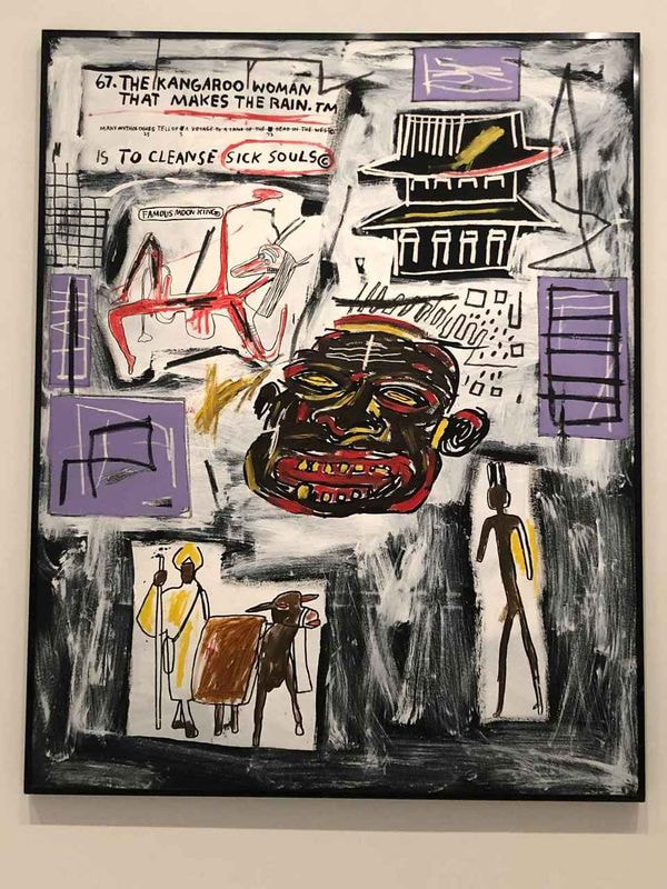 El cuadro de Jean-Michel Basquiat '363 B de hierro'