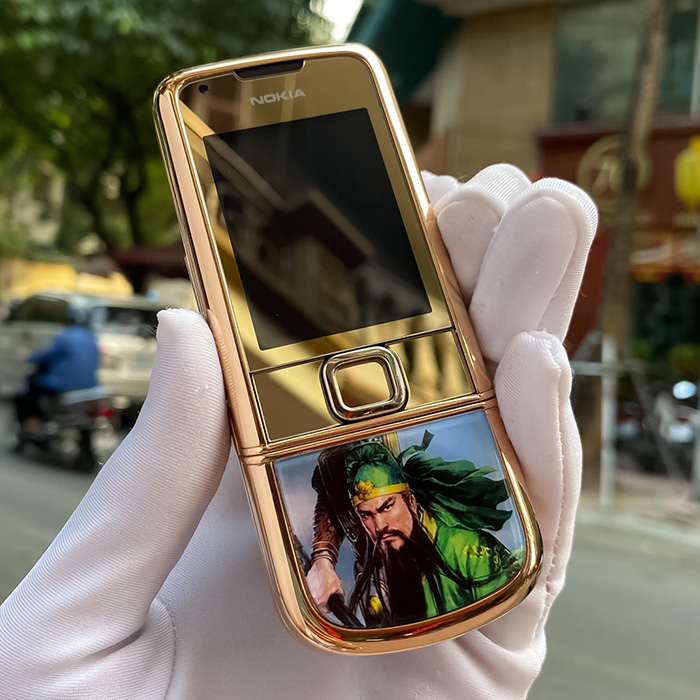 NOKIA 8800 VÀNG HỒNG 24K KHẢM QUAN CÔNG