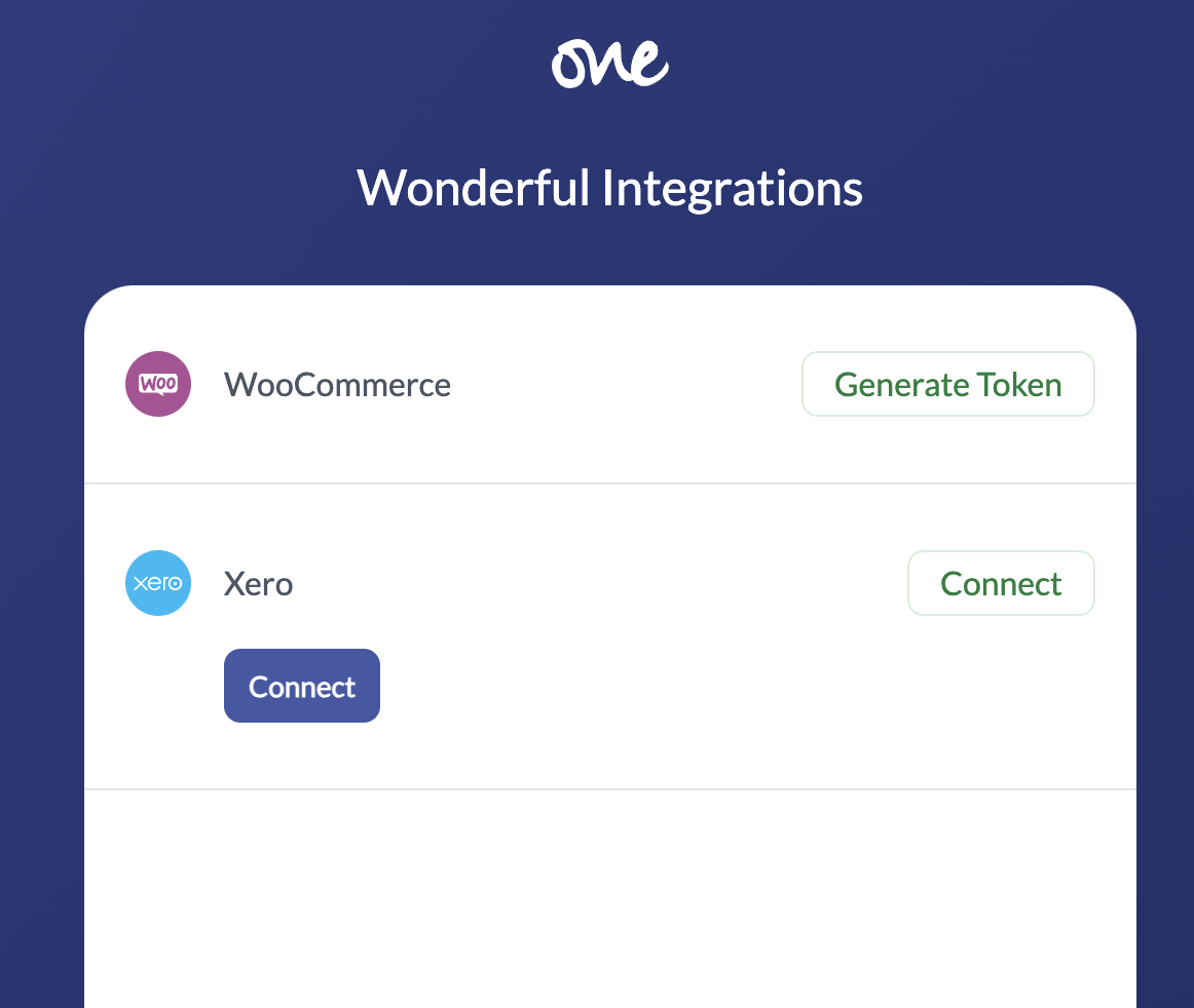 Xero integration
