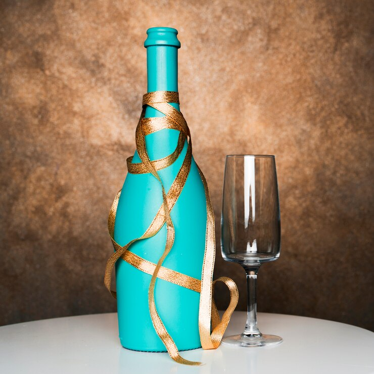 decoration ideas with wine bottles