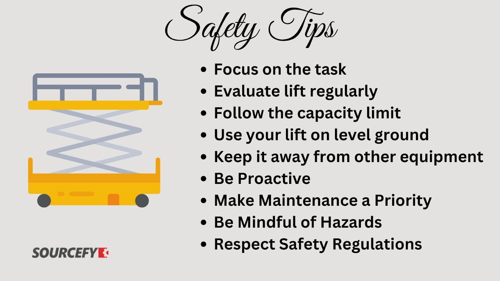 Tips for How to Drive a Scissor Lift Safely
