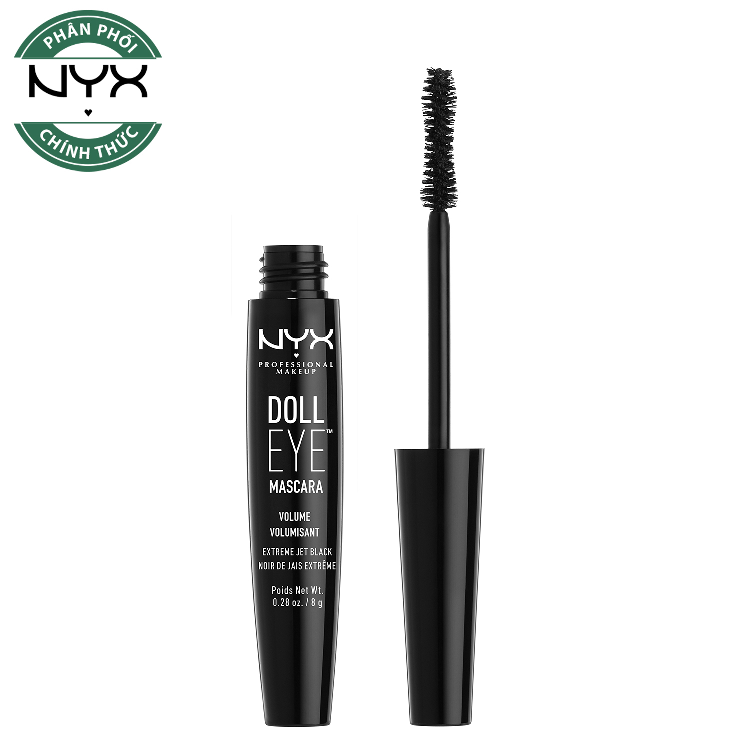 Mascara NYX Doll Eye làm dày mi