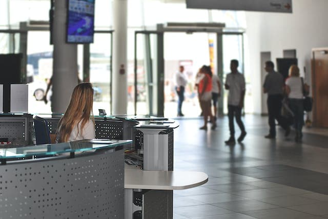 hospital reception