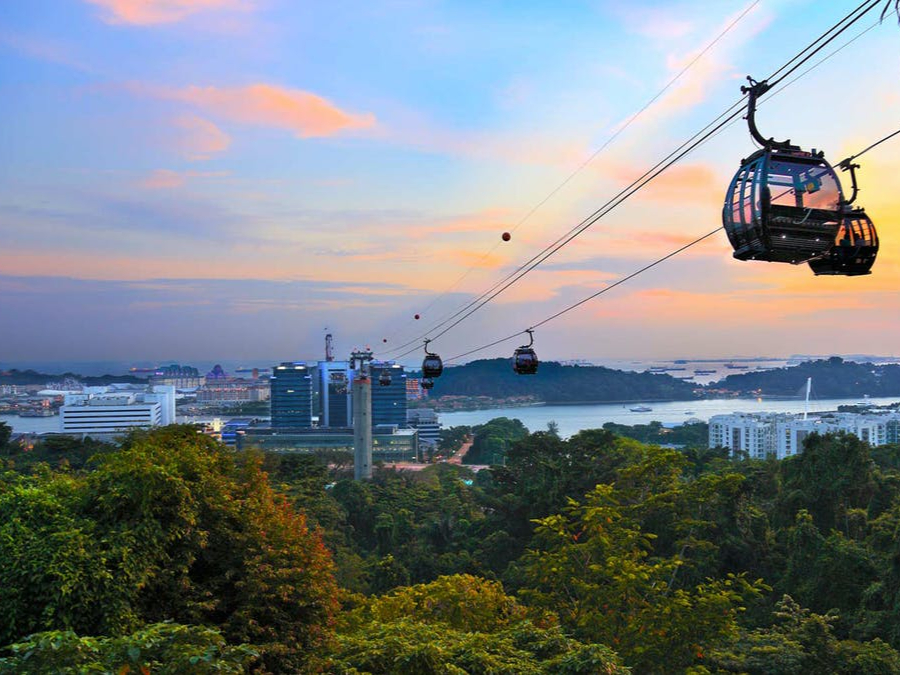  Cáp treo trên đồi Mount Faber