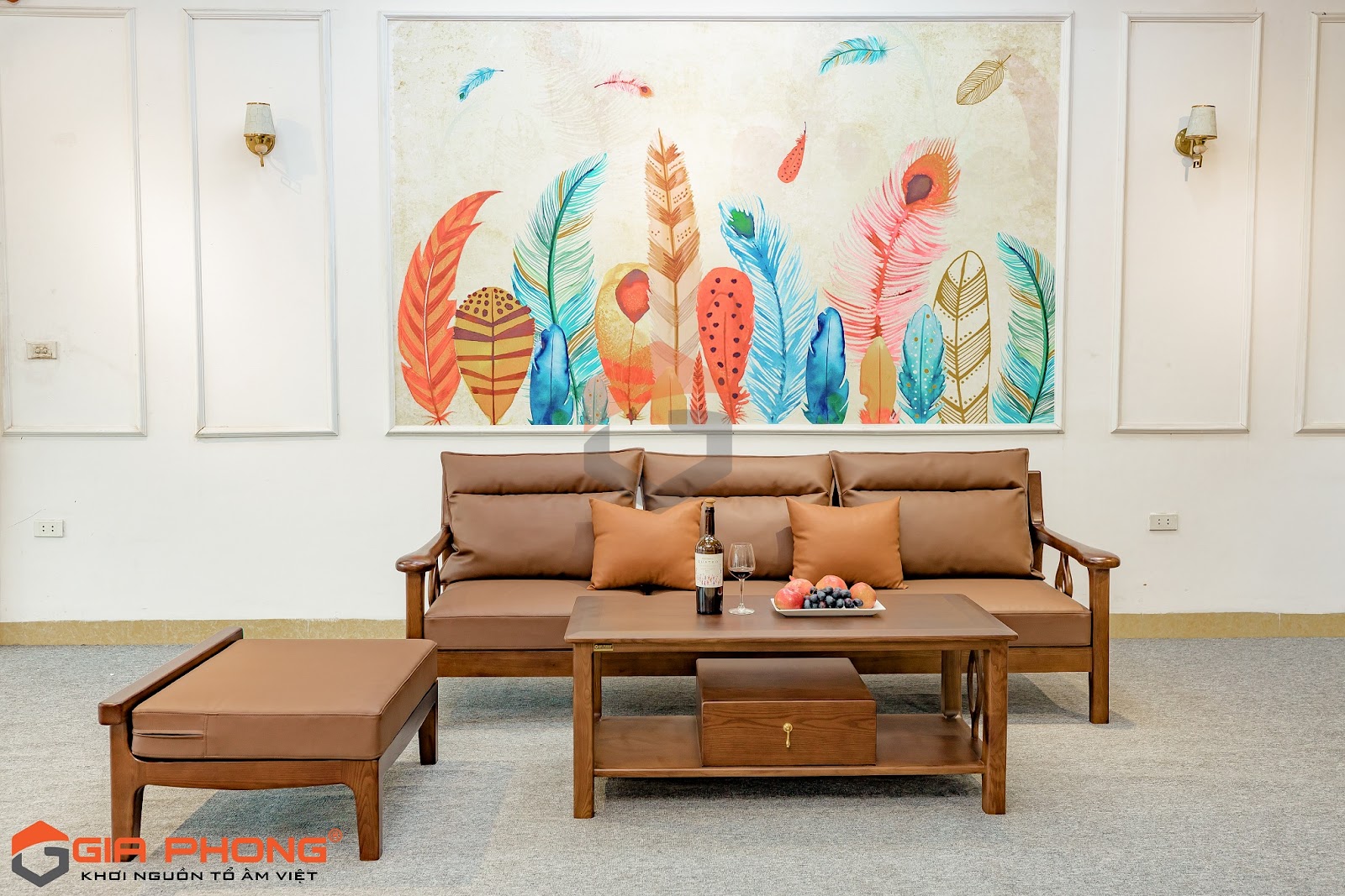 Cách chọn ghế sofa gỗ nhỏ gọn, hiện đại cho phòng khách