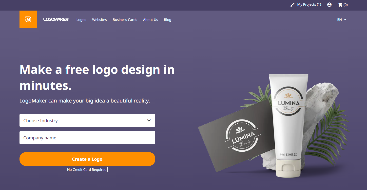 LogoMaker Homepage