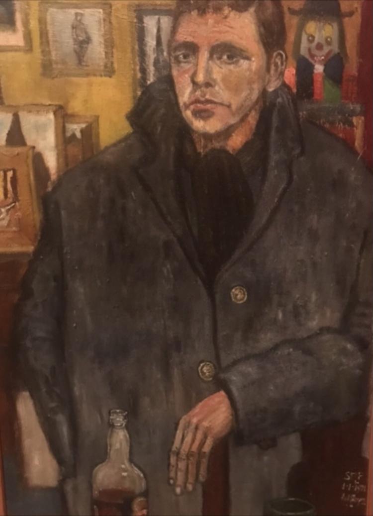 A painting of a person in a coat

Description automatically generated