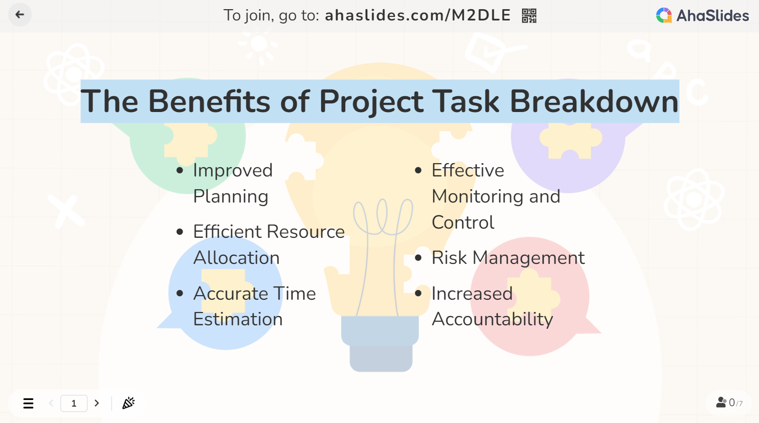 Benefits of Project Task Breakdown