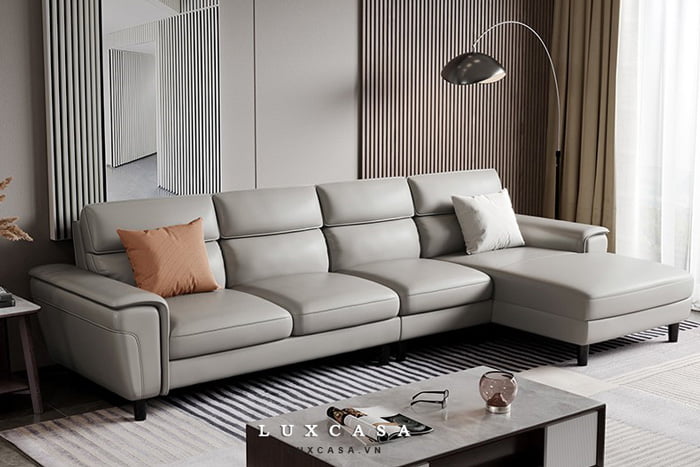 Ghế sofa góc L tiết kiệm diện tích 