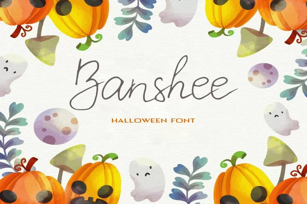 banshee halloween font
