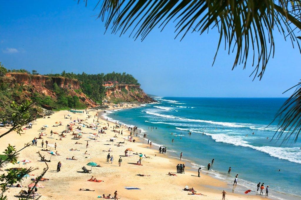 Relax and Unwind at Varkala Beach with its Sheer Red Cliffs