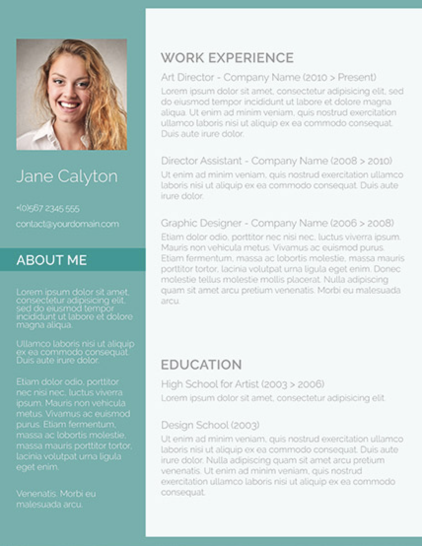 call center resume examples, extroverted resume template