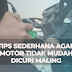 Tips Sederhana agar Motor Tidak Mudah Dicuri Maling