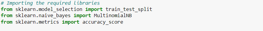 email spam detection using machine learning: importing the required libraries
