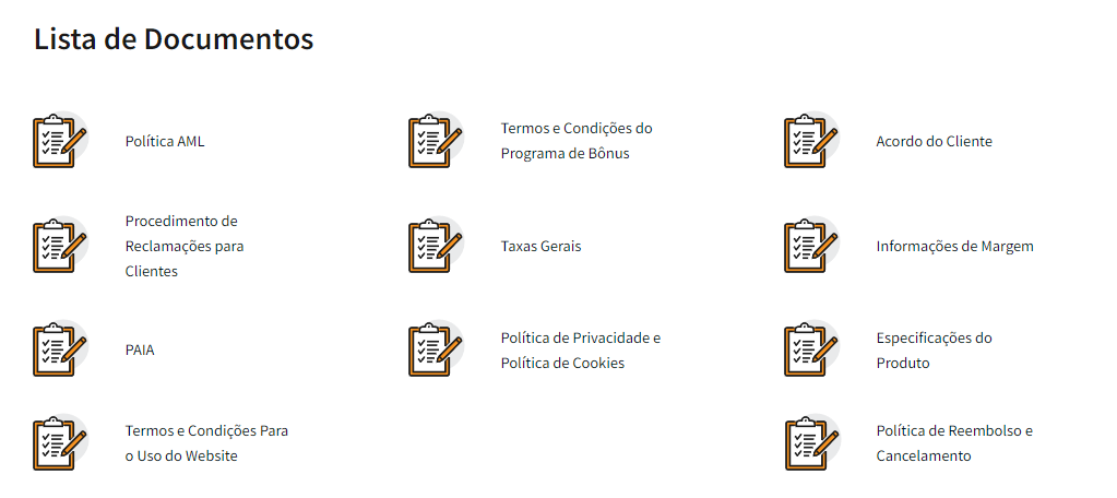  Documentos Legais da FXNovus