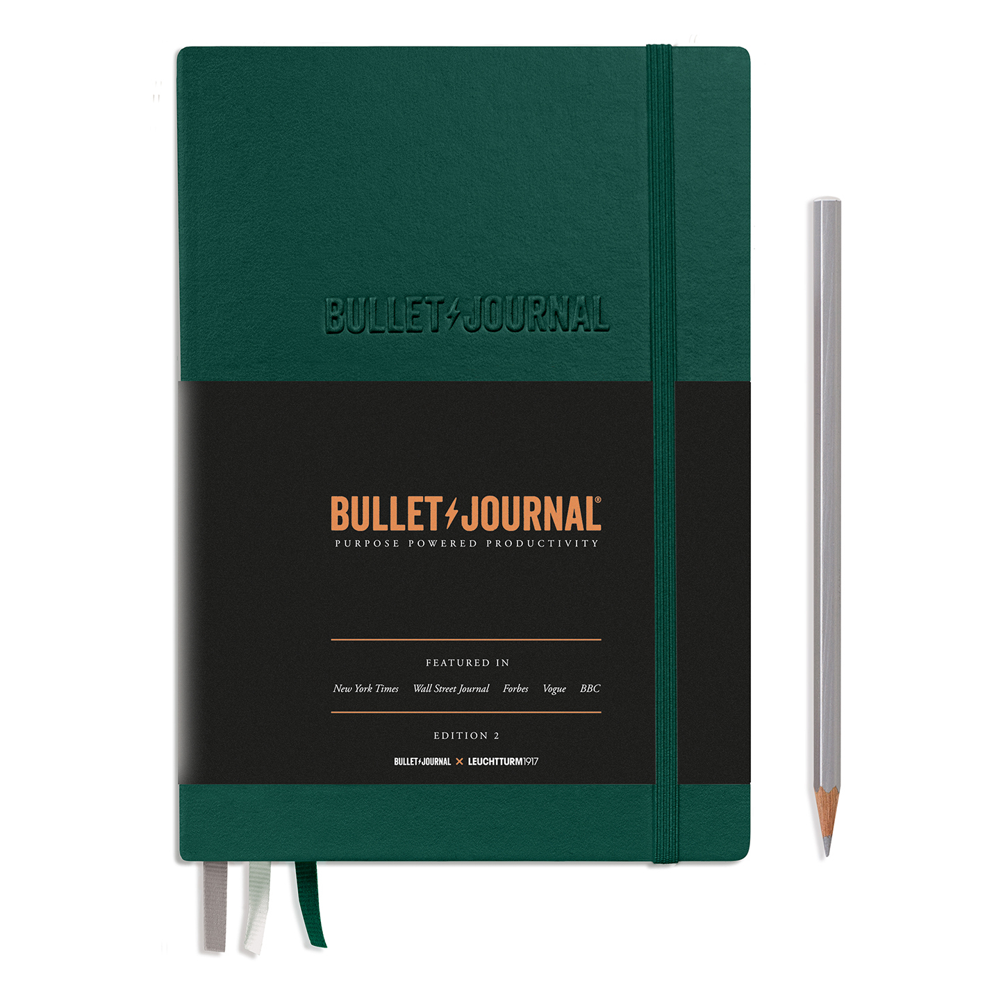 Black bullet journal from Leuchtturm, perfect for getting your journalling journey started.