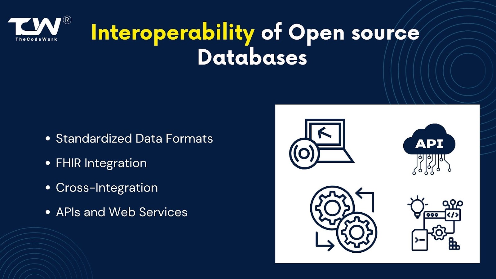 Interoperability of Open source Databases with existing systems