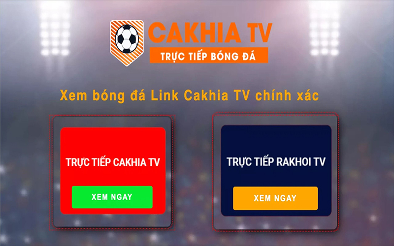 Giới thiệu trang trực tiếp bóng đá cakhiatv