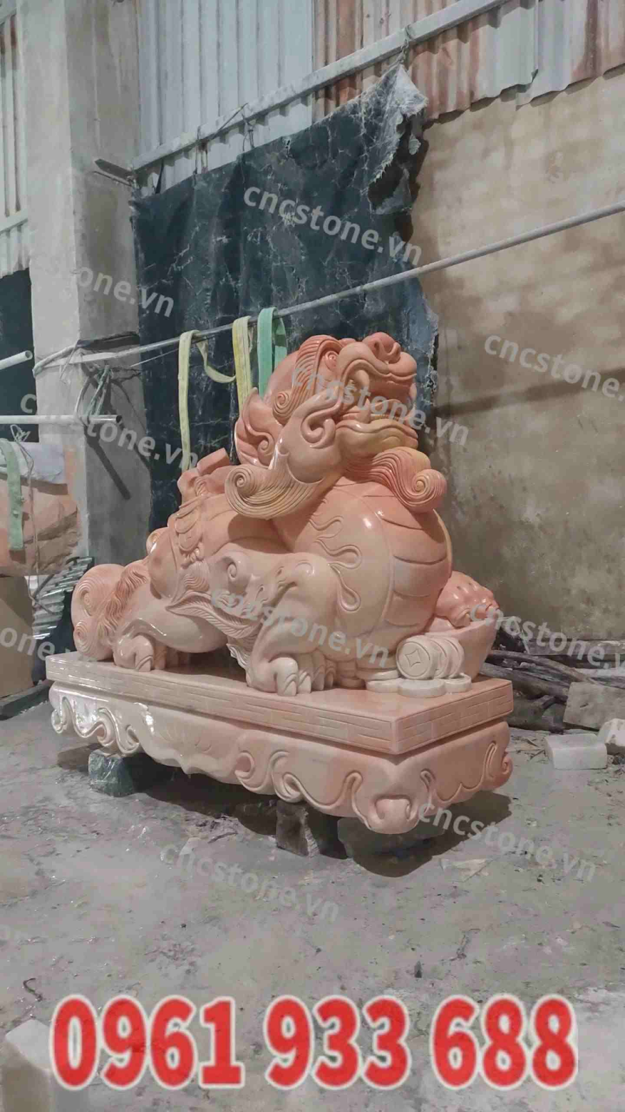 Tượng linh vật Tỳ Hưu đá mới nhất tại CNC Stone