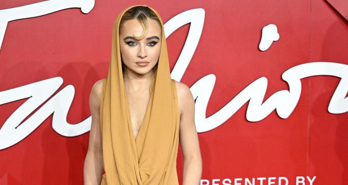 Sabrina Carpenter Wears Alberta Ferretti at the British Fashion Awards