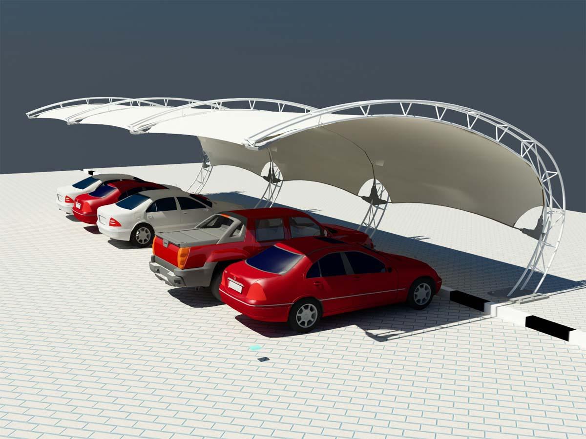 Arch Type Car Parking Shades - Arch Design Car Parking Prices